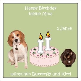 Vielen Dank, liebe Butterfly, Kitti und Mala!