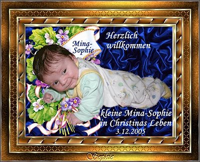 Vielen Dank, liebe Sophie!